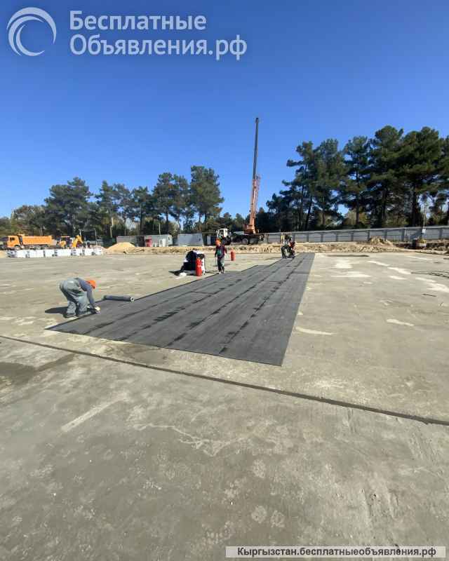 Строительство многоэтажного здания, бетонные работы, каменные работы