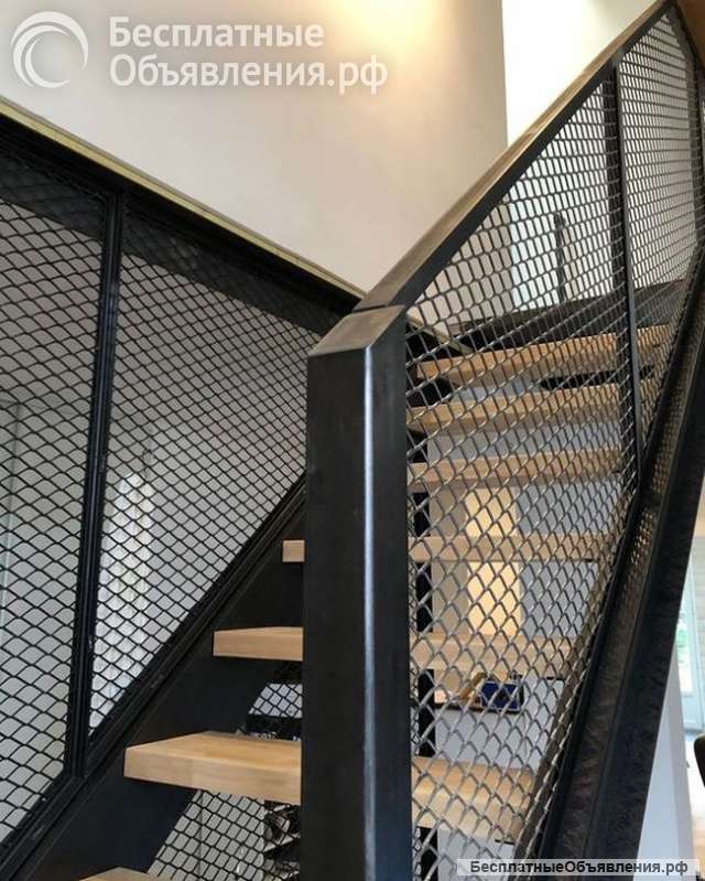Лестницы и перила из сетки ЦПВС