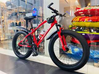 Новый Фэтбайк горный скоростной GROM ROCK GF001 26 красный