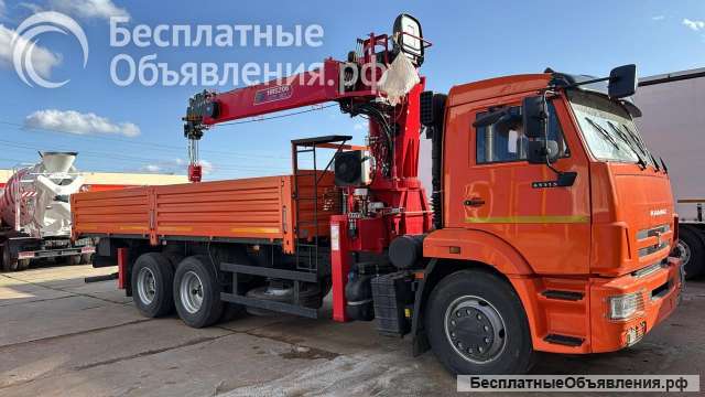 Бортовой автомобиль на шасси КАМАЗ 65115 с КМУ Horyong 206 (Корея)