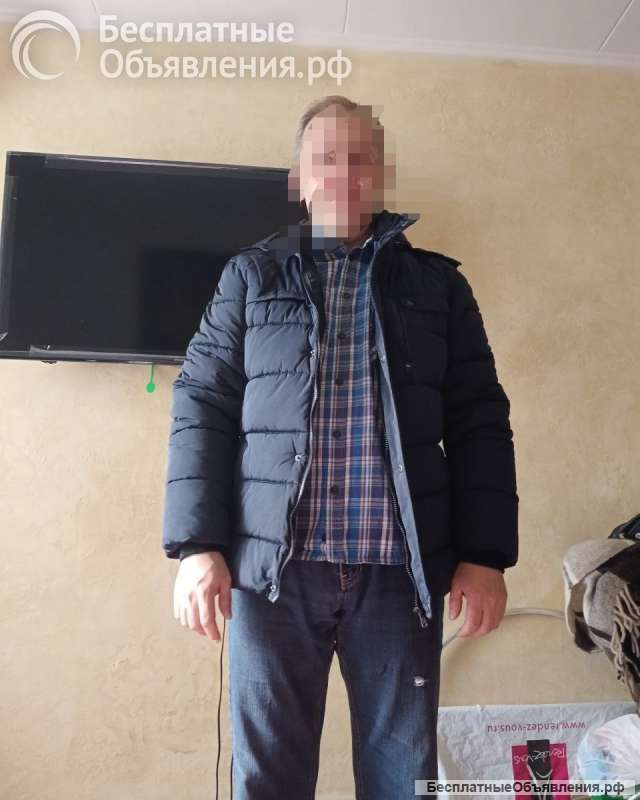 Куртка мужская. Пуховик. Размер 56