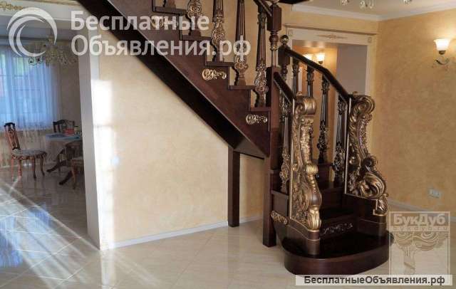 Лестницы из дуба