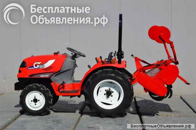 Японский минитрактор Mitsubishi MMT 17 D с ПСМ