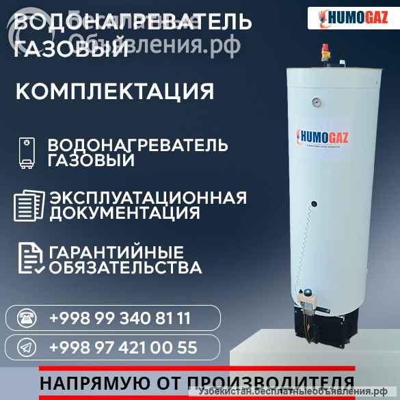 Газовый водонагреватель (бойлер)