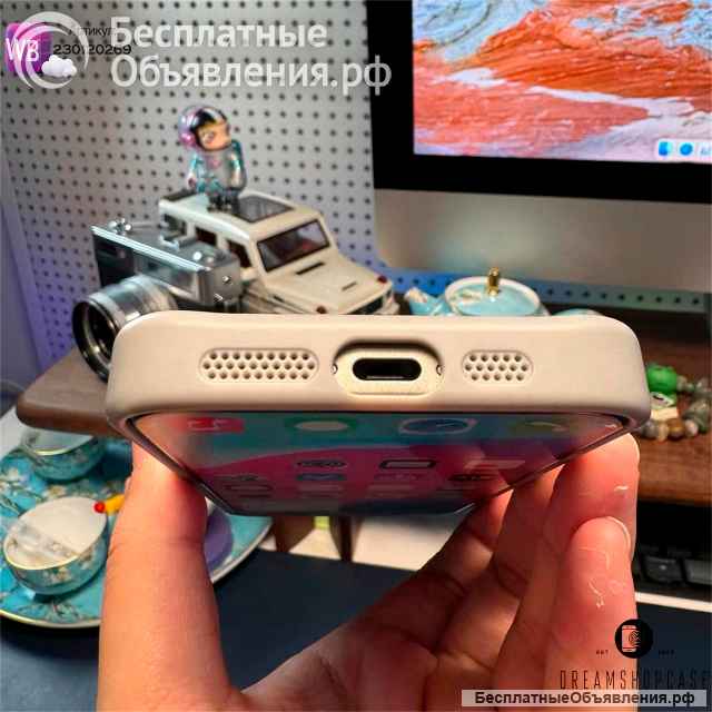 NFC чехол умеым с дисплеем для iPhone 13,14,15