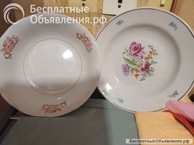 Хрустальная ваза ладья, лодочка, стаканы