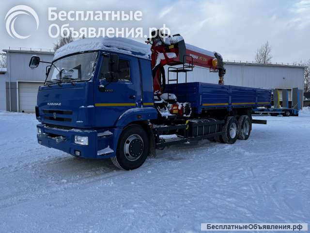 Бортовой автомобиль КамАЗ 65117 с КМУ ИНМАН IT 150