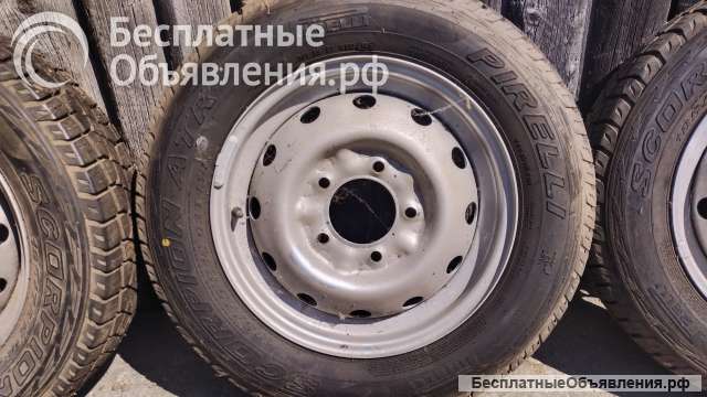 Резина на дисках штамповка на ниву