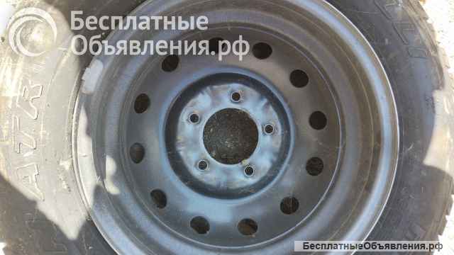 Резина на дисках штамповка на ниву