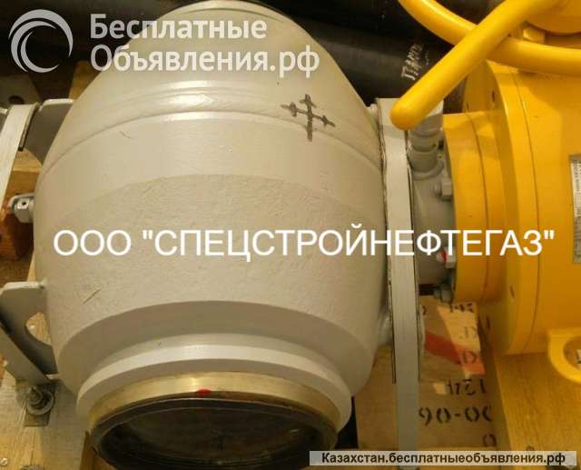 Кран шаровой с ручным приводом надземной установки с концами под приварку Ду300