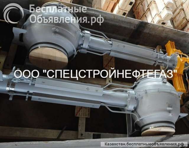 Кран шаровой с пневмогидроприводом подземной установки с концами под приварку Ду500