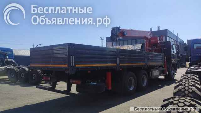 FAW CA3250 6х4 бортовой с КМУ HORYONG HRS216