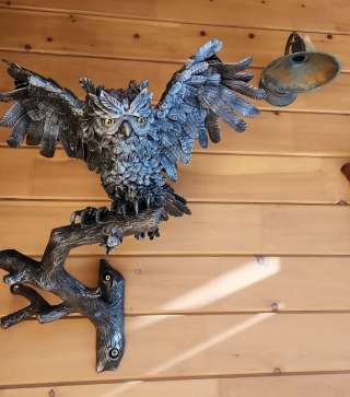 Кованая Сова на Ветке