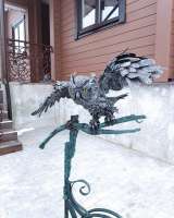 Кованая Сова на Ветке