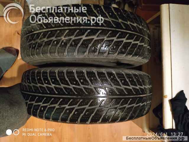 Пара Кумхо 175/70/13 шипы