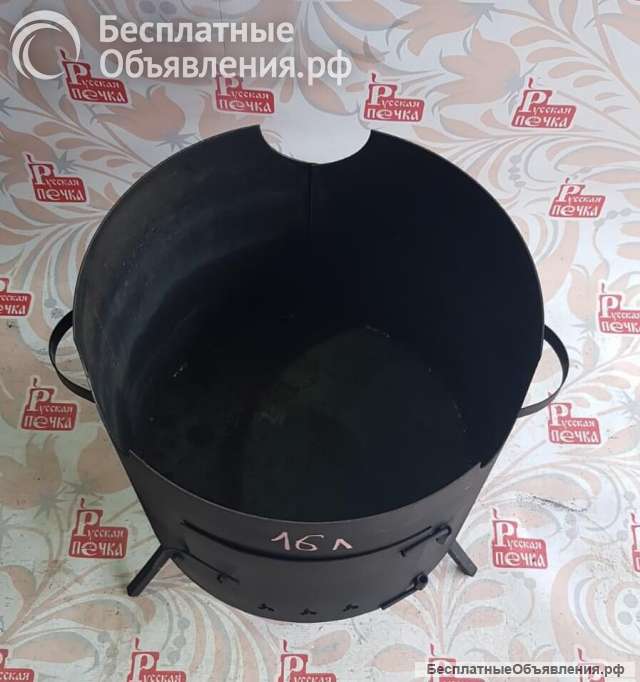 Печь под казан 16 л (с дверкой)