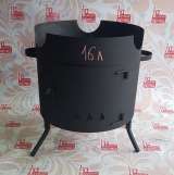 Печь под казан 16 л (с дверкой)