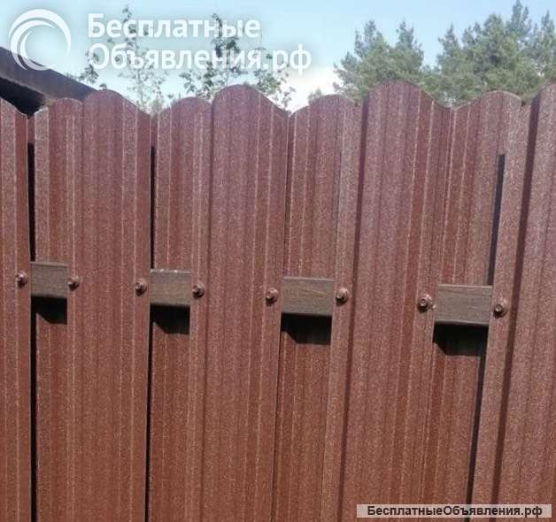 Металлический штакетник по низкой цене в Минске