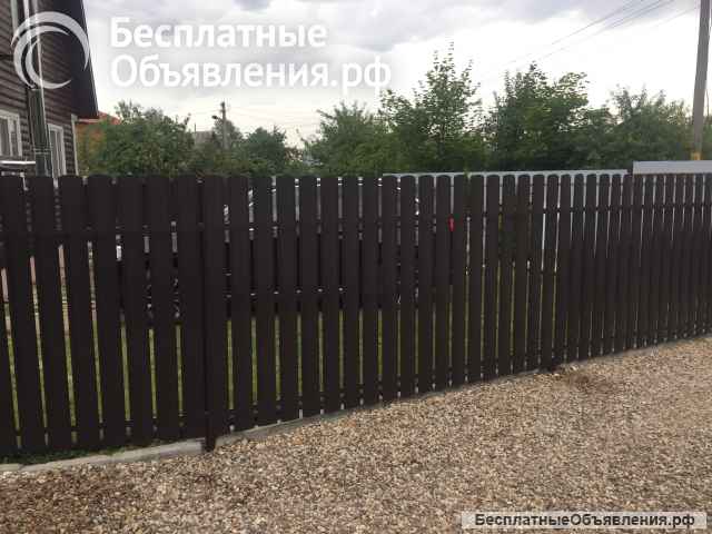 Металлический штакетник по низкой цене в Минске