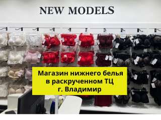 Готовый автоматизированный бизнес - магазин женского белья, доход от 870000 руб/год