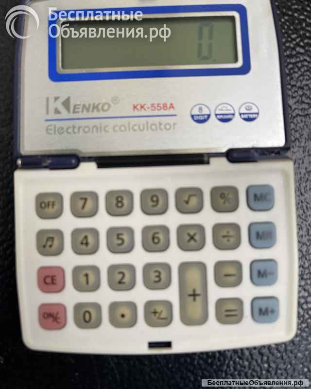 Раритет-карманные калькуляторы "Casio", "Kenko"(Япония) на солнечных батарейках