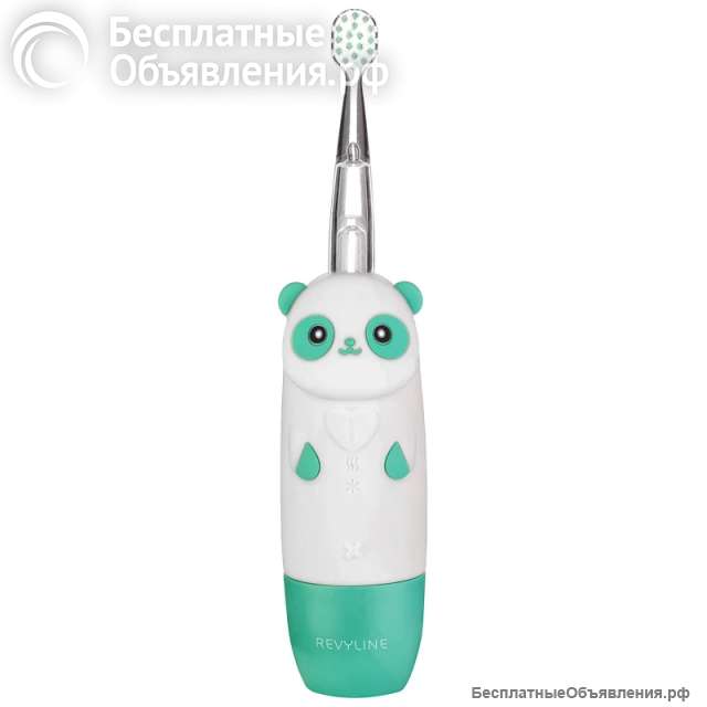Звуковая щетка для детей от года Revyline RL025 Panda Green