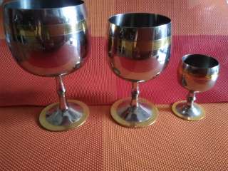 Рюмки для ликера, вина, изготовленные из высоко качественной нержавеющей стали и крашенный золотым д