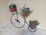 Цветочница ретро велосипед