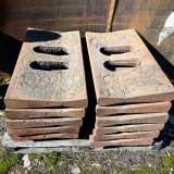 Брони к конусным дробилкам и распорные плиты к щёковым дробилкам