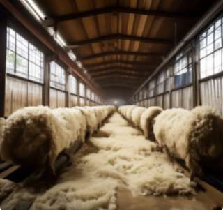 Развития переработки шерсти овечьей