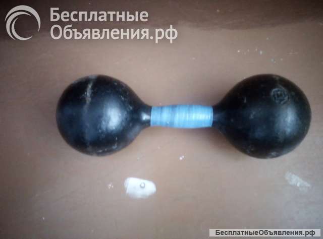 Неразборная гантель СССР