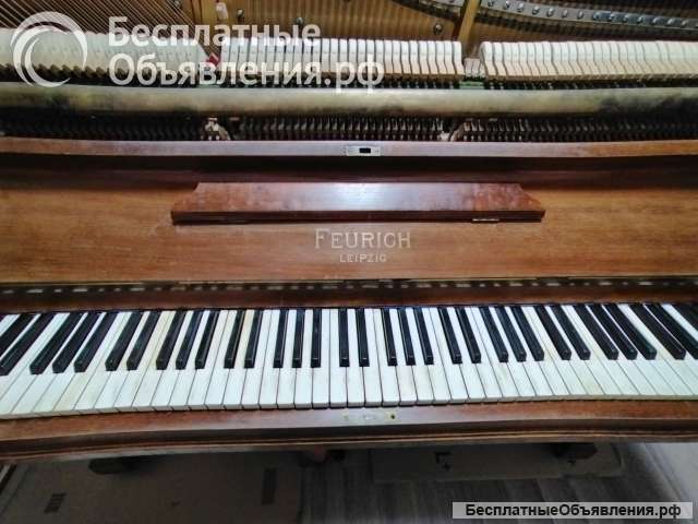 Старинное немецкое пианино feurich leipzig 1910 г