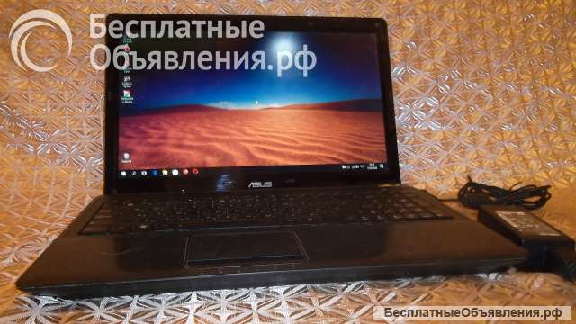 Ноутбук б.у. Asus K52F в отличном состоянии 15,6"/Core i3/4-8Gb/HDD 320/DVD/3час