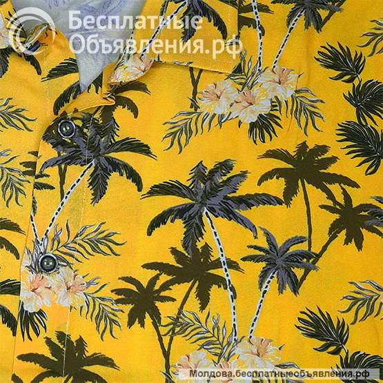 Мужская рубашка гавайка большой размер