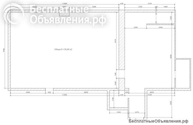 Свободное назначение, 156 м²