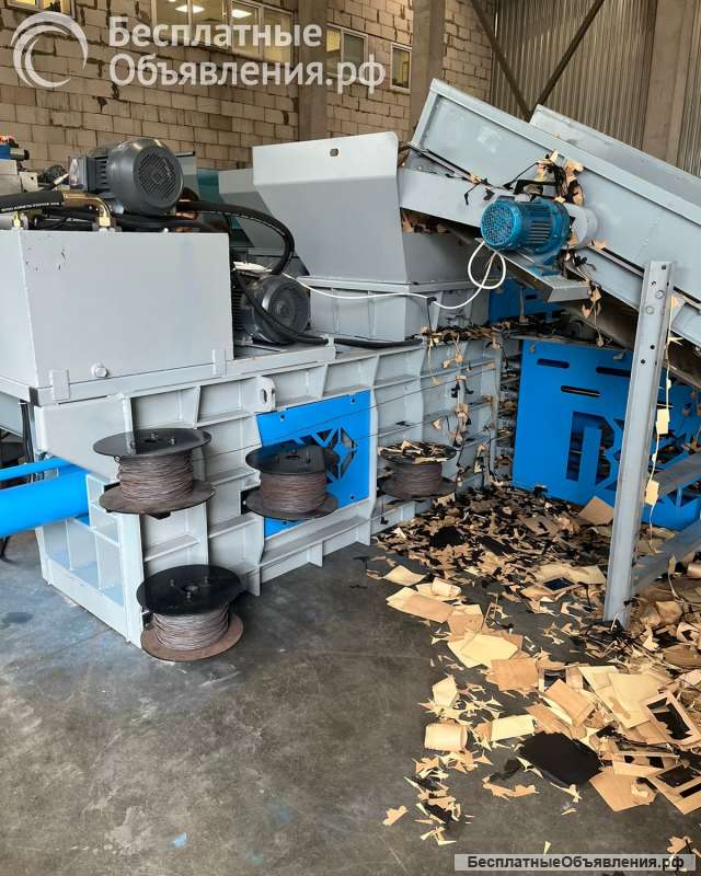 Горизонтальный пресс А60 для макулатры, мусора, тбо