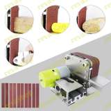 Ленточный гриндер мини шлифовальный станок Шлифовальный ленточный мини-станок Шлифовальный станок им