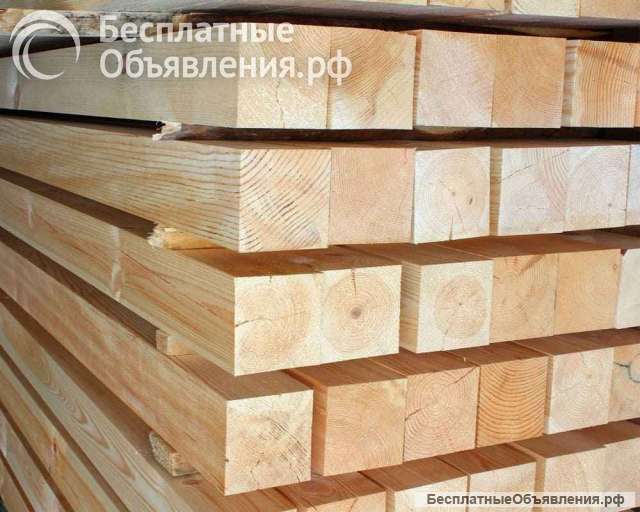 Брус обрезной сухой 100х100х6000