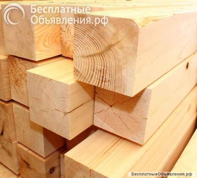 Брус обрезной из лиственницы 100х100х6000