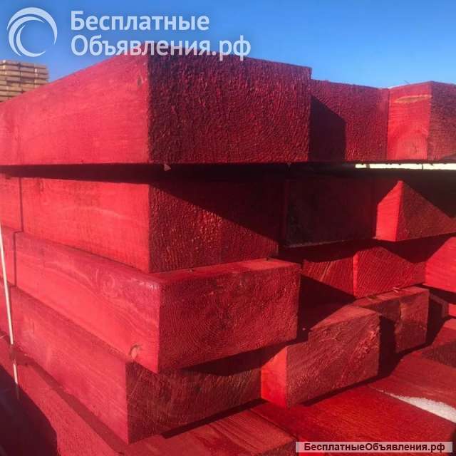 Брус строганный антисептированный 100х100х6000