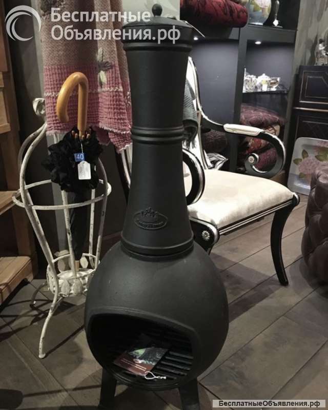 Печь "буржуйка" чугун, Франция