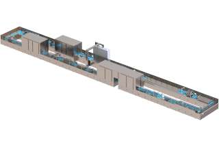 Автоматическая линия вырезания оболочки шоколада - fjb group llc