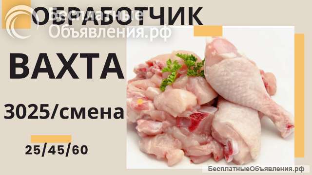 Упаковщики, обработчики Вахтовый метод работы