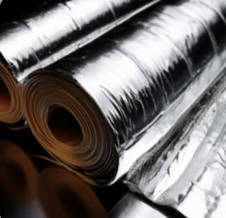 Фольгированная теплоизоляция стеклоткань