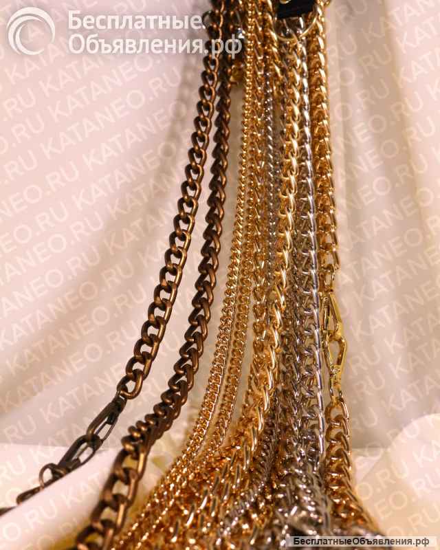 Цепь для сумки. Цепочки декоративные. Цепь сварная для собачьего поводка.