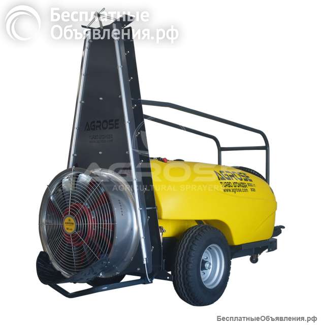 Прицепнои садовыи опрыскиватель с вентилятором башня 90см-2000л- FJB GROUP LLC