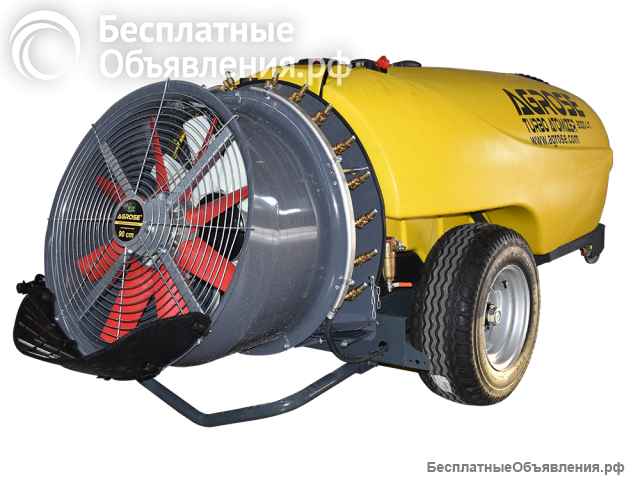 Прицепнои садовыи опрыскиватель с двоиным вентилятором 90см-2000л- FJB GROUP LLC