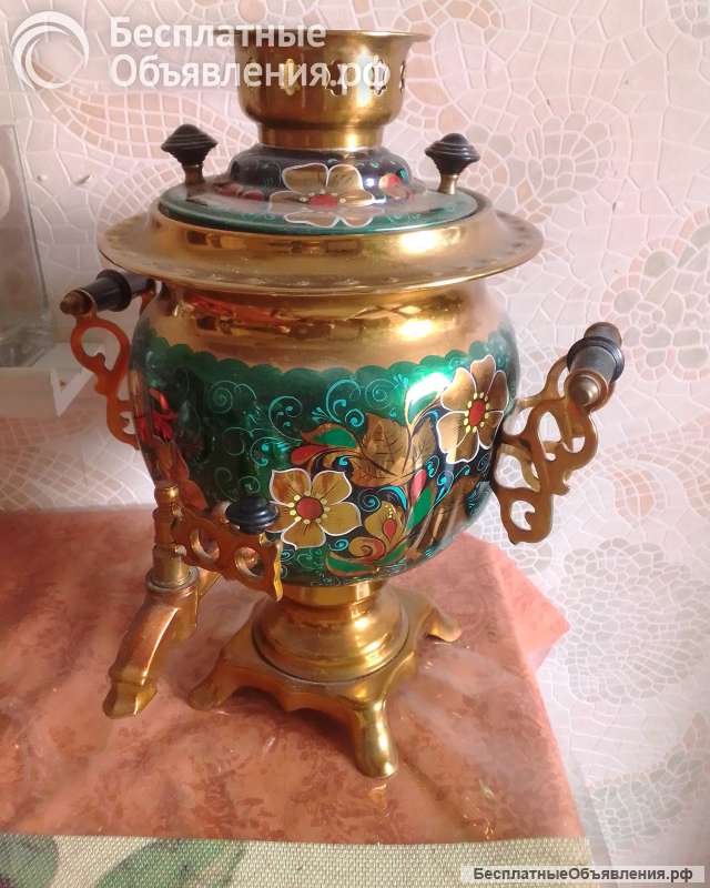 Электрический самовар, роспись