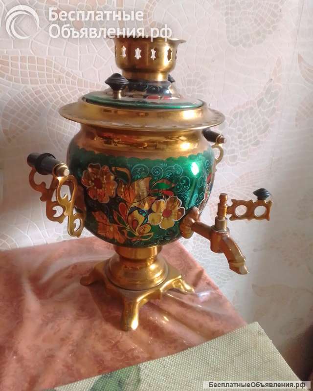 Электрический самовар, роспись