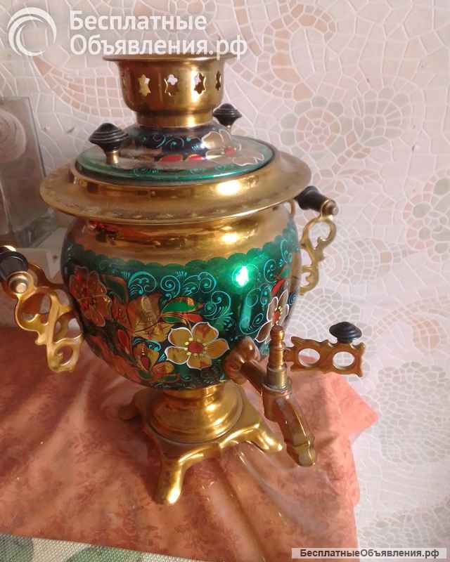 Электрический самовар, роспись